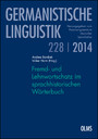 Fremd- und Lehnwortschatz im sprachhistorischen Wörterbuch (E-book)